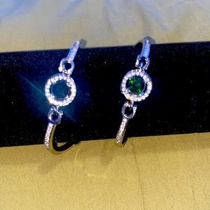 2 matching bracelets.